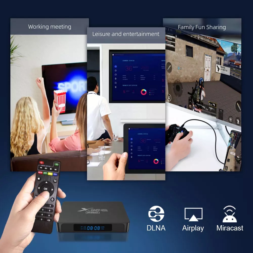 X96 Android TV BOX  - 4K - Smart Android Tv Box - IPTV & OplexTv Movie 500 + Channel - Image 12