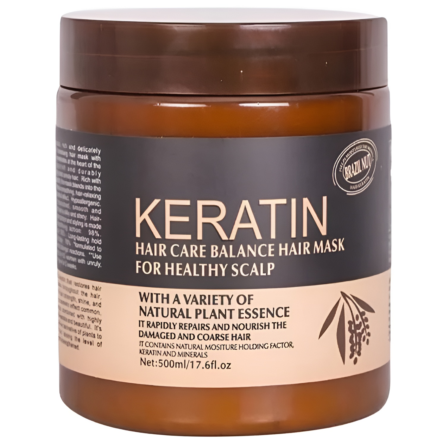 Brazil Nut Keratin Hair Care Balance Keratin Hair MaskKeratin Hair Care Balance Hair Mask for Healthy Scalp - Image 3