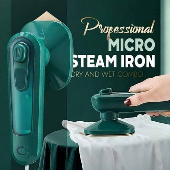 Professional Micro Steam Iron Handheld Household Portable Ironing Machine Garment Steamer Best For Travel
