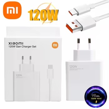 Xiaomi 120w Eu Plug Qc3.0 Fast Quick Wall Charger With Cable - Image 5