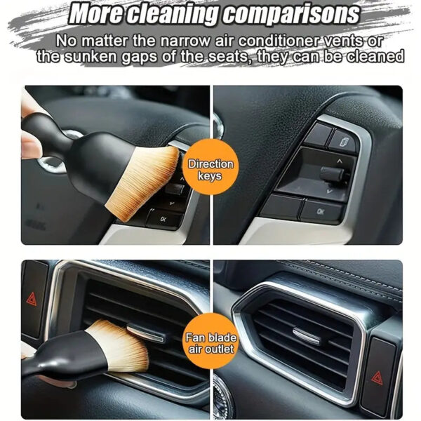 Car Interior Cleaning & Multi functional Brush premium Quality ,Car Cleaning Brush | Soft Hair Brush For cleaning of Small and Tiny Places - Image 4