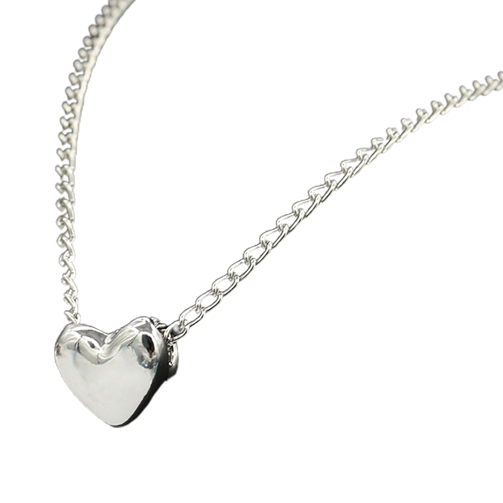 Stainless Steel Heart Shape Necklace |  Love Heart Pendant Necklace | Girls & Women Fashion - Image 6