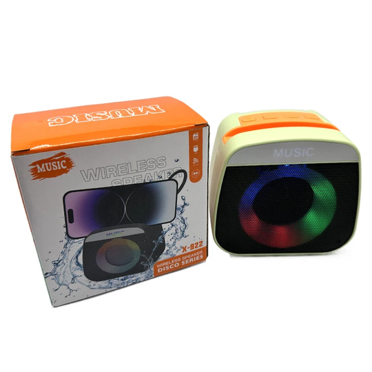 Portable Rechargeable Mini Blutooth Speaker Small LED Lights Portable Wireless Bluetooth Speaker for Outdoor Camping (Random Color) - Image 9
