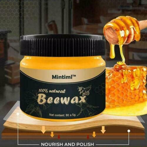 A Fresh deal Beewax spray  (120ml)  + Beewax 85g(wax) + sponge Beeswax Furniture Polish and Cleaner - Image 3