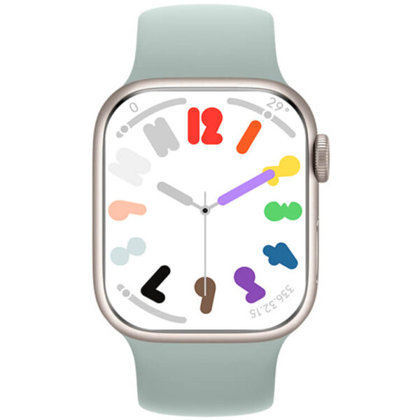 T-Watch X max 7 in 1 Strap | Best Quality Smart Watch Brightness Screen | T-Watch X Max Super Amoled ( Random Color ) - Image 6