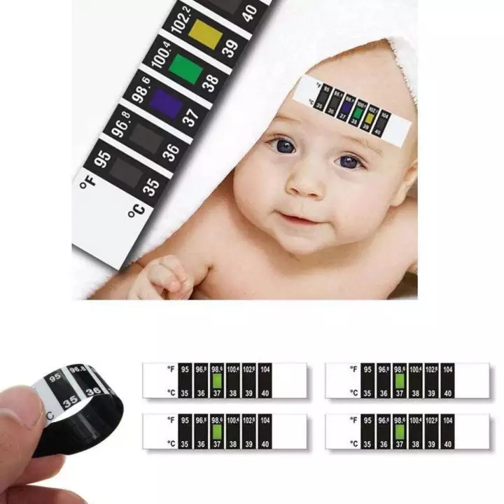 Temperature Strip Use to Measure Temperature Of Body Specially for Newborn Baby - Image 10