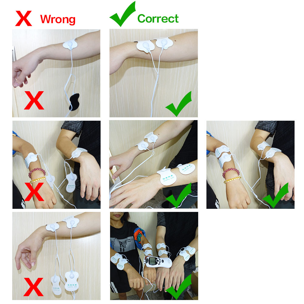 Blueidea Digital Tense Machine Tens Machine Therapy Tense Machine Electrodes Massager - Image 11