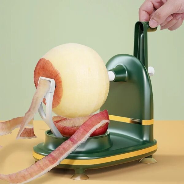 Manual Fruit Peeler | Multifunctional Peeler Household Peeling Machine | Manually Rotating Multifunctional Hand-Operated Fruit Peeler (Random color) - Image 5