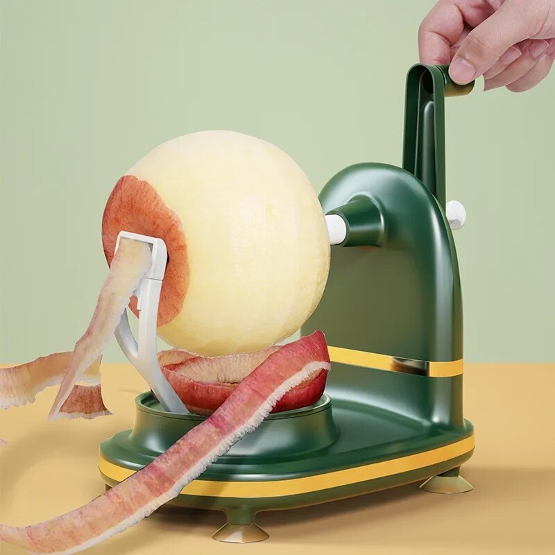 Manual Fruit Peeler | Multifunctional Peeler Household Peeling Machine | Manually Rotating Multifunctional Hand-Operated Fruit Peeler (Random color) - Image 5