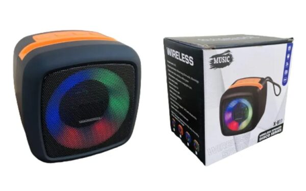 X-911 Wireless Portable Rechargeable Mini Blutooth Speaker With LED Lights And Best For Indoor, Outdoors (Random Color) - Image 13
