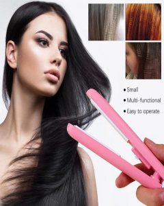 Mini Portable Hair Straightner / Air Smooth, Silky, Frizz-free And Healthy. (with Packing Box) (random Color) - Image 5