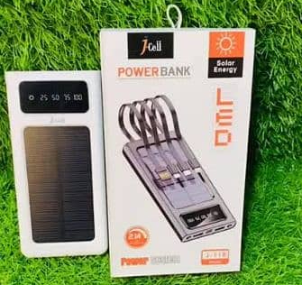Solar Power Bank | 10000 MAH Power Bank | Solar Portable Charger | Fast Charging Power Bank