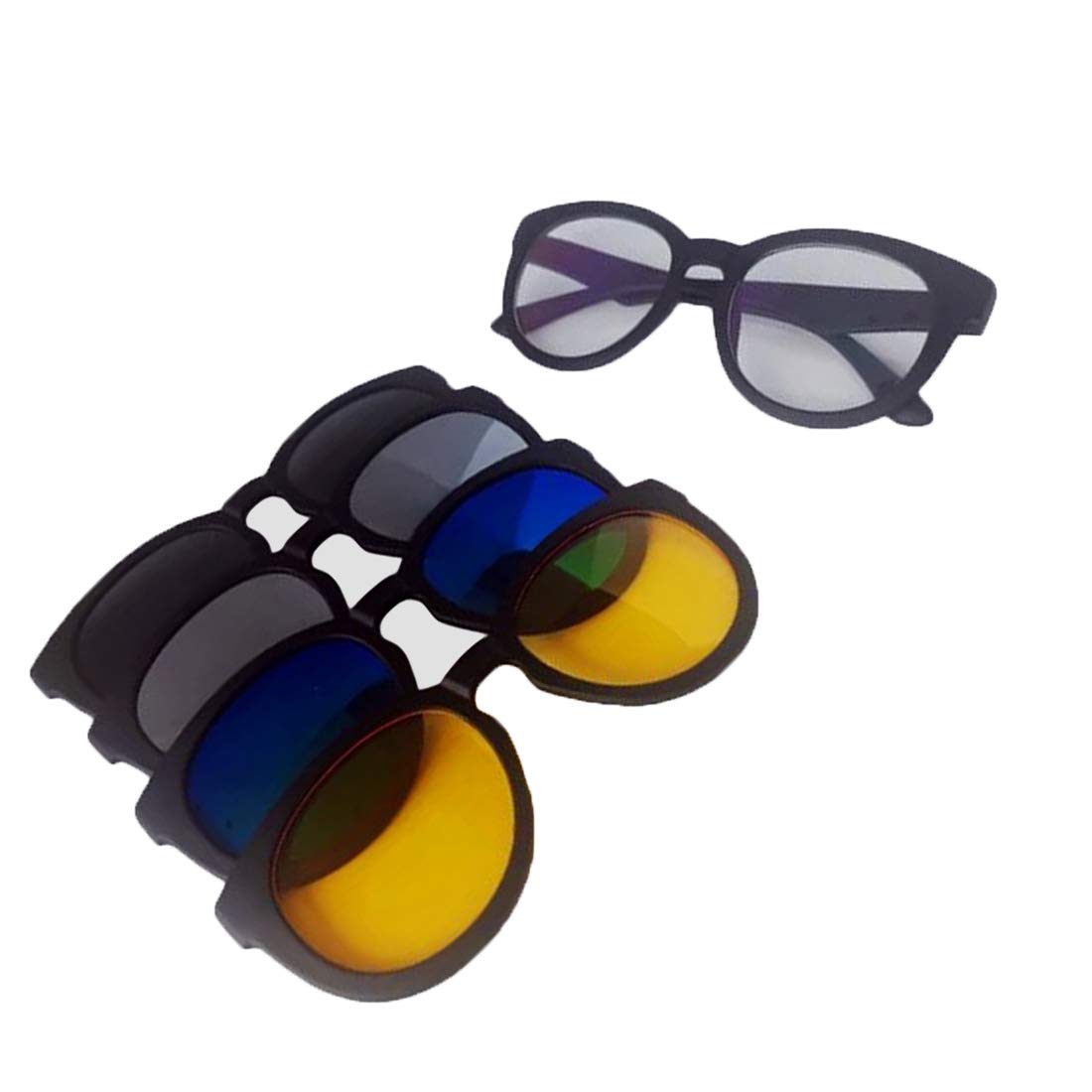 5 in 1 Magic Vision Stylish Sunglass With Quick-change Magnet Lenses | 5 Different Colors - Image 3