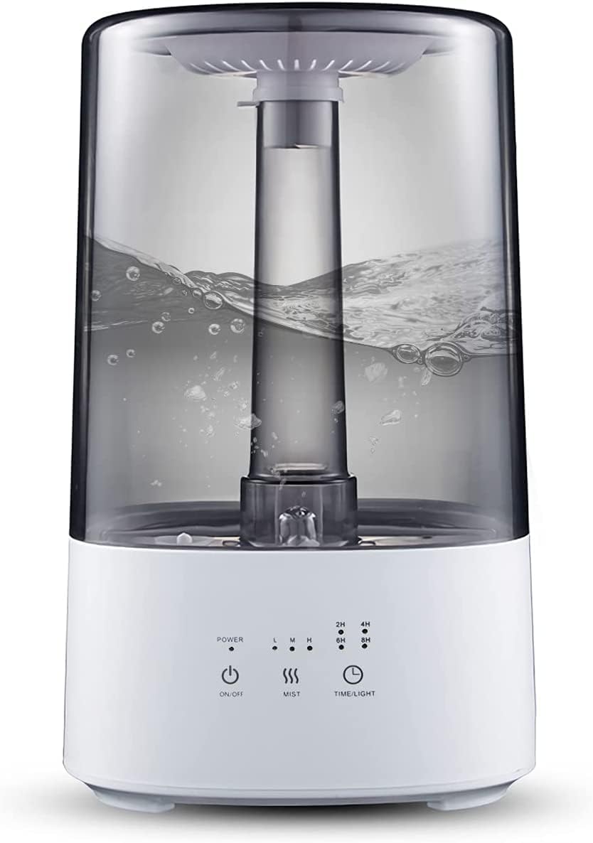 LH-192 Humidifier – Hot & Cold Mist with 4L Water Tank, 12-Hour Continuous Operation & Scent Addition Option ( Random Color )