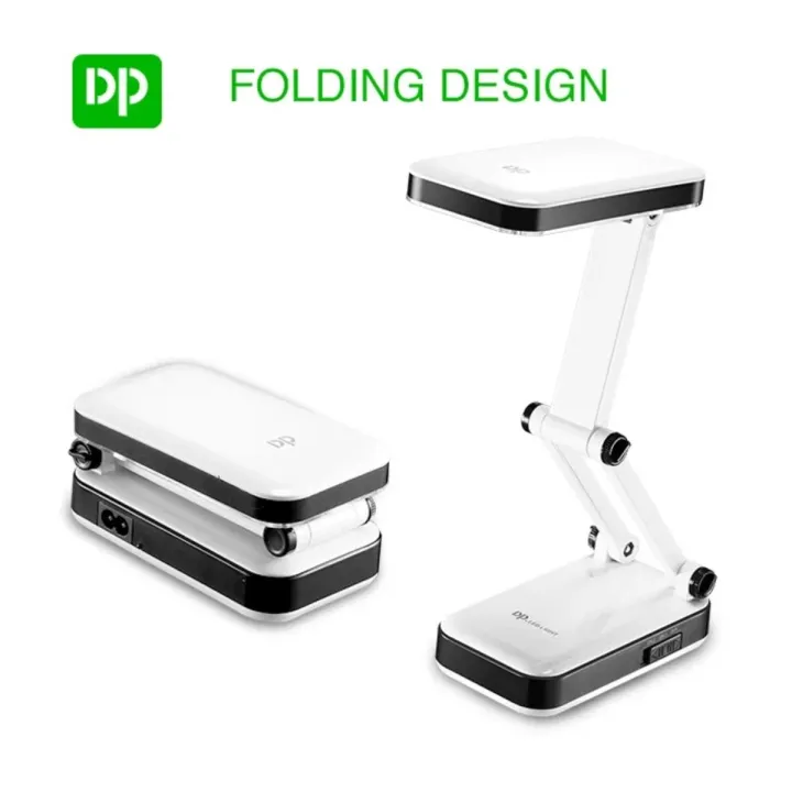 DP LED 666 - Portable Folding LED Desk Lamp with Adjustable Brightness – Travel-Friendly Study & Reading Light