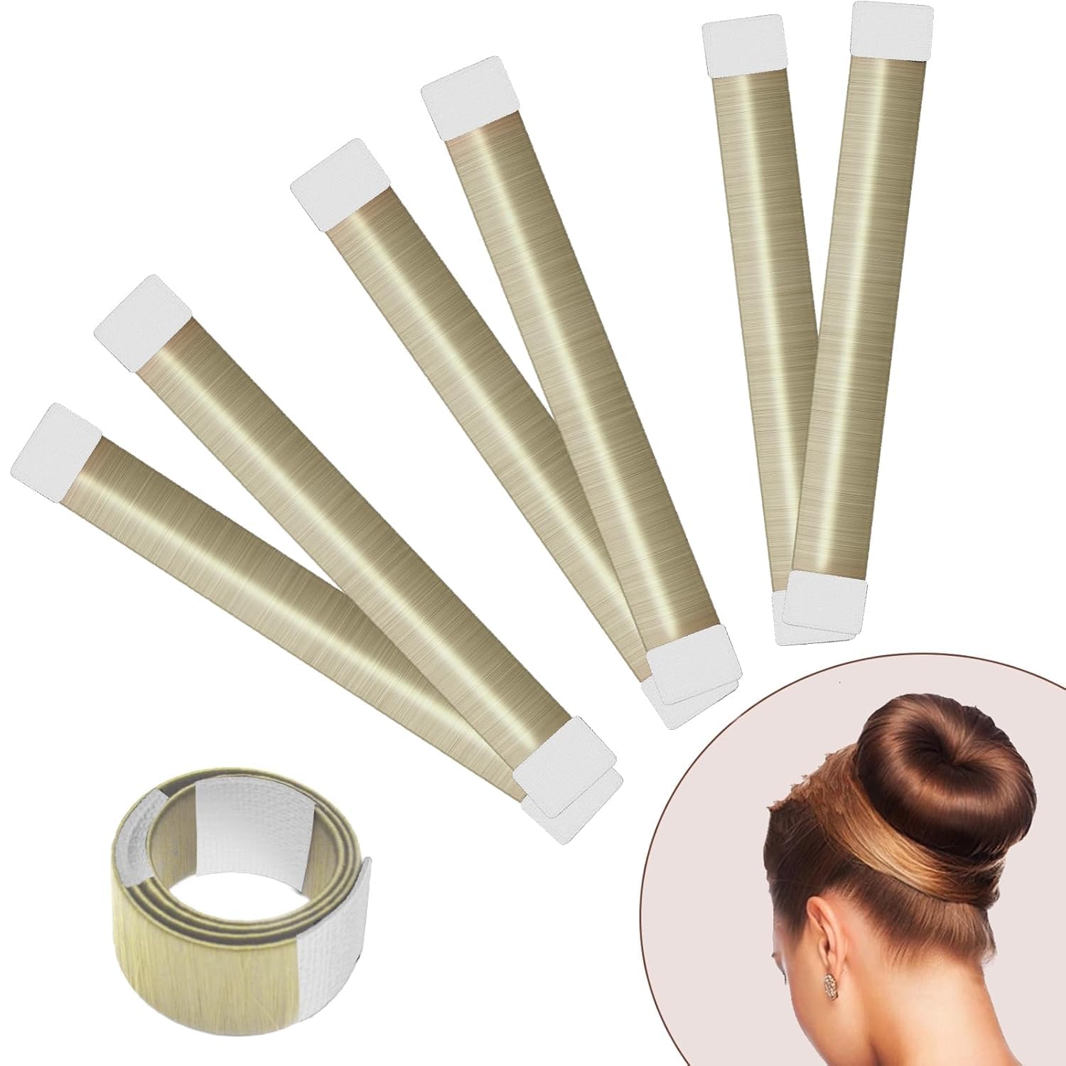 Hair Bun Maker French Twist Hair Fold Wrap Snap for Hair Easy Bun Hair Tool Ballet Bun for Kids and Women(random color) - Image 7