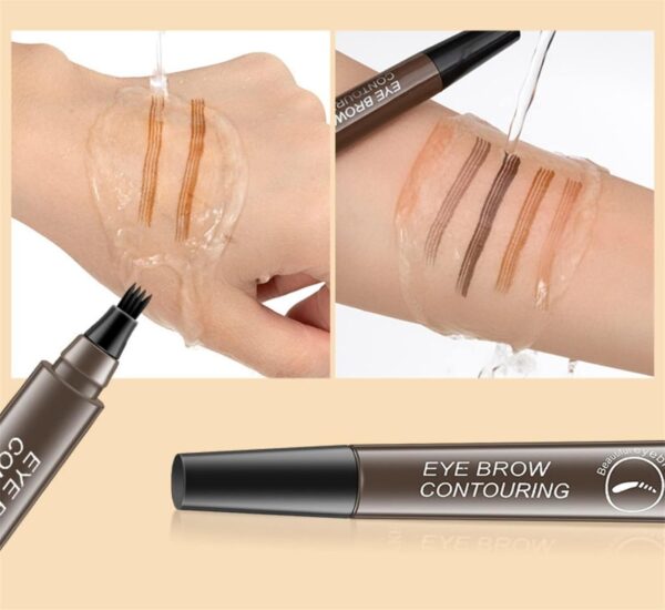 Natural Long Lasting Eyebrow Pen Waterproof Fork Tip Eyebrow Tattoo Pencil Women Eye Cosmetic Beauty Makeup | Eyebrow Marker Pen - Image 10