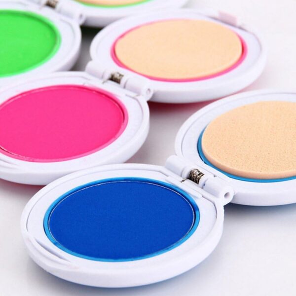 Pack Of 4 Temporary Hair Chalks  4 Colors Hair Dye Powder Temporary Hair Styling Chalk Salon  Hair Dye Powder Cake Washable - Image 2