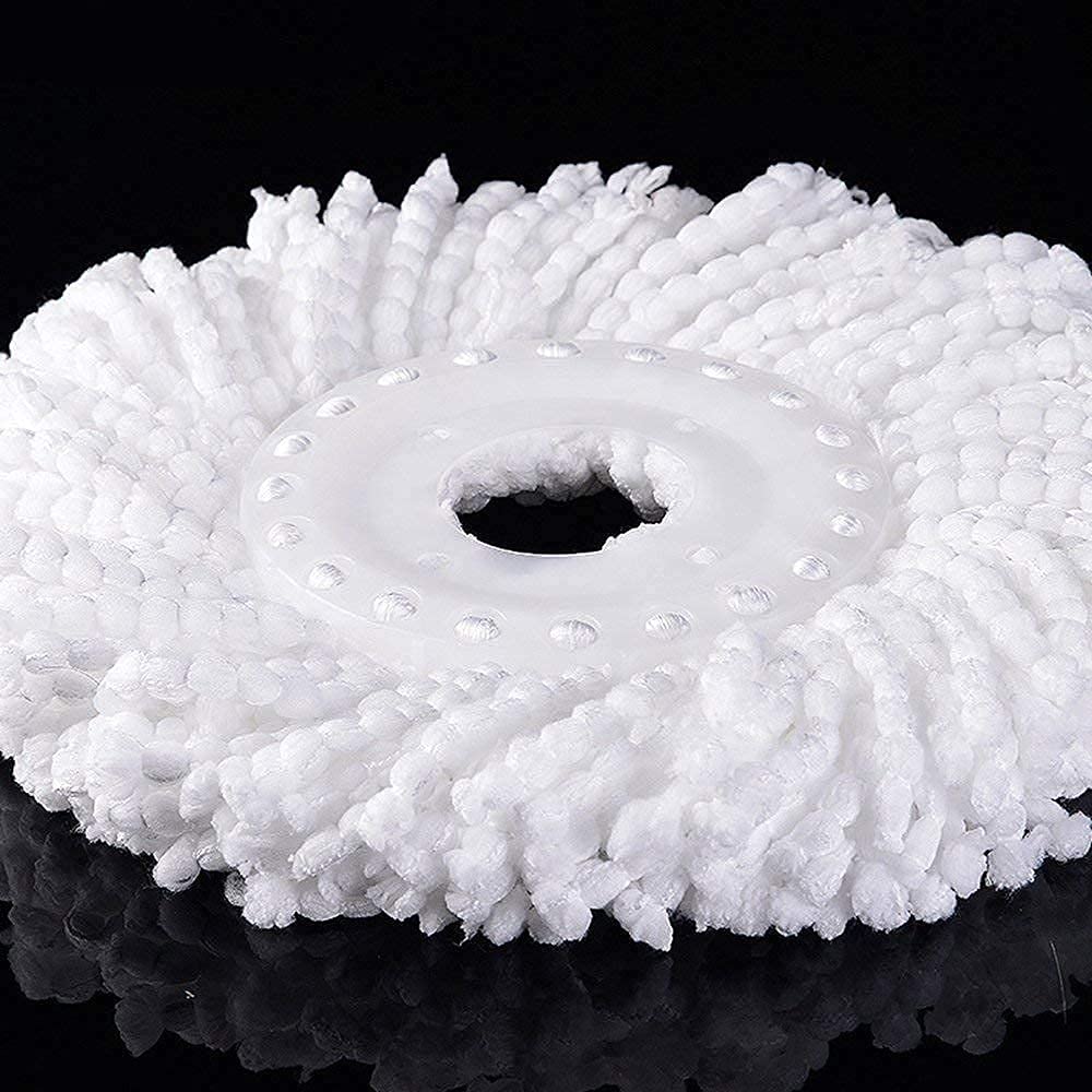 (PACK OF 3)Spin Mop Refill - Extra Head, Additional Microfiber Mop Round Shape Mop Heads - Image 9
