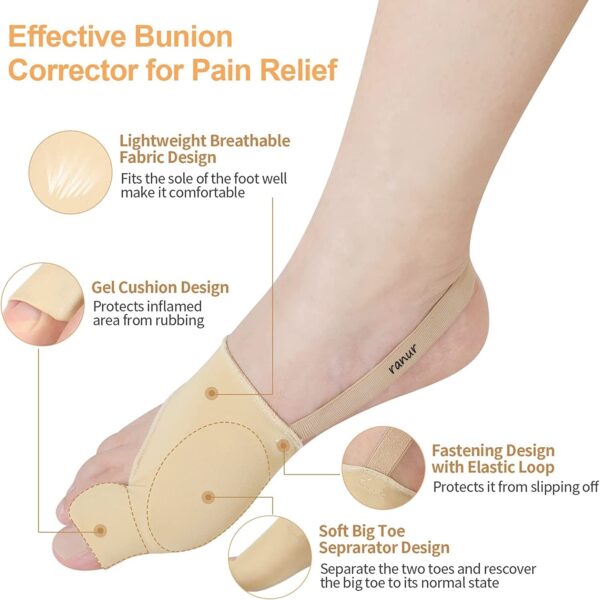 Smart Care Bunion Support Foot Mate Correction Socks Toes Separator Feet Care - Image 6