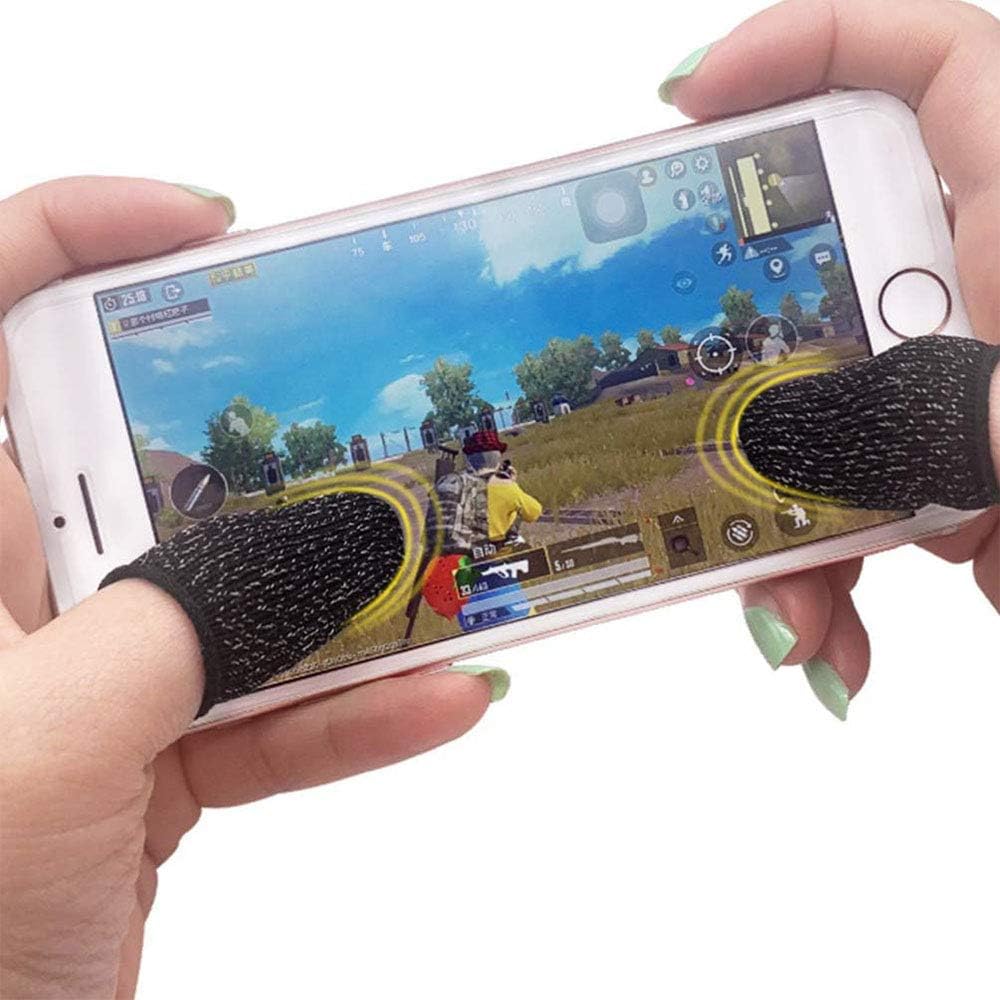 2 Pc Touch Screen Finger Sleeve, Mobile Game Fingering Sleeve, Anti-slip Anti-sweat Ultra-thin Breathable Touch Screen Finger Sleeves for Android Mobile Games - Image 2