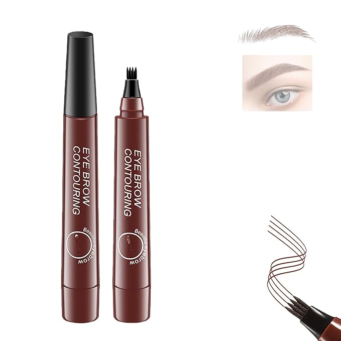 Natural Long Lasting Eyebrow Pen Waterproof Fork Tip Eyebrow Tattoo Pencil Women Eye Cosmetic Beauty Makeup | Eyebrow Marker Pen - Image 15
