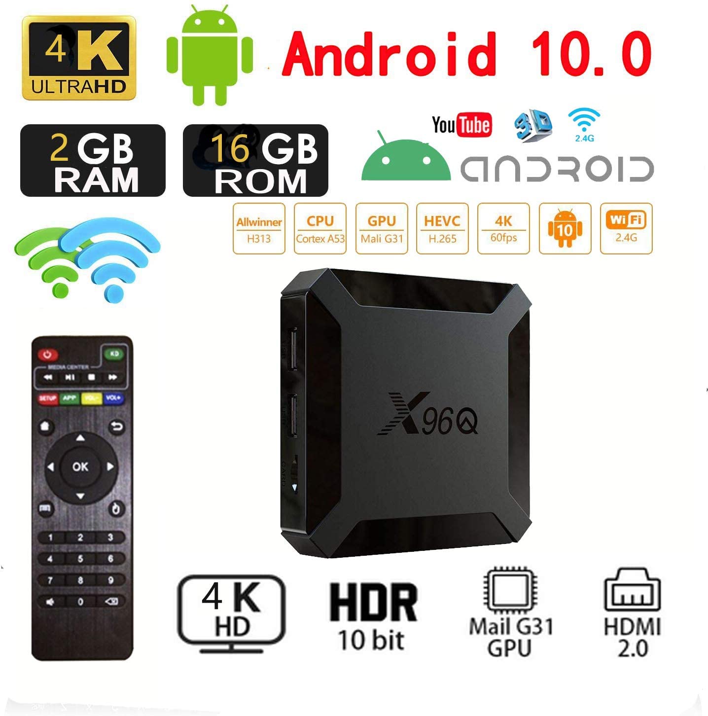 X96 Android TV BOX  - 4K - Smart Android Tv Box - IPTV & OplexTv Movie 500 + Channel - Image 3