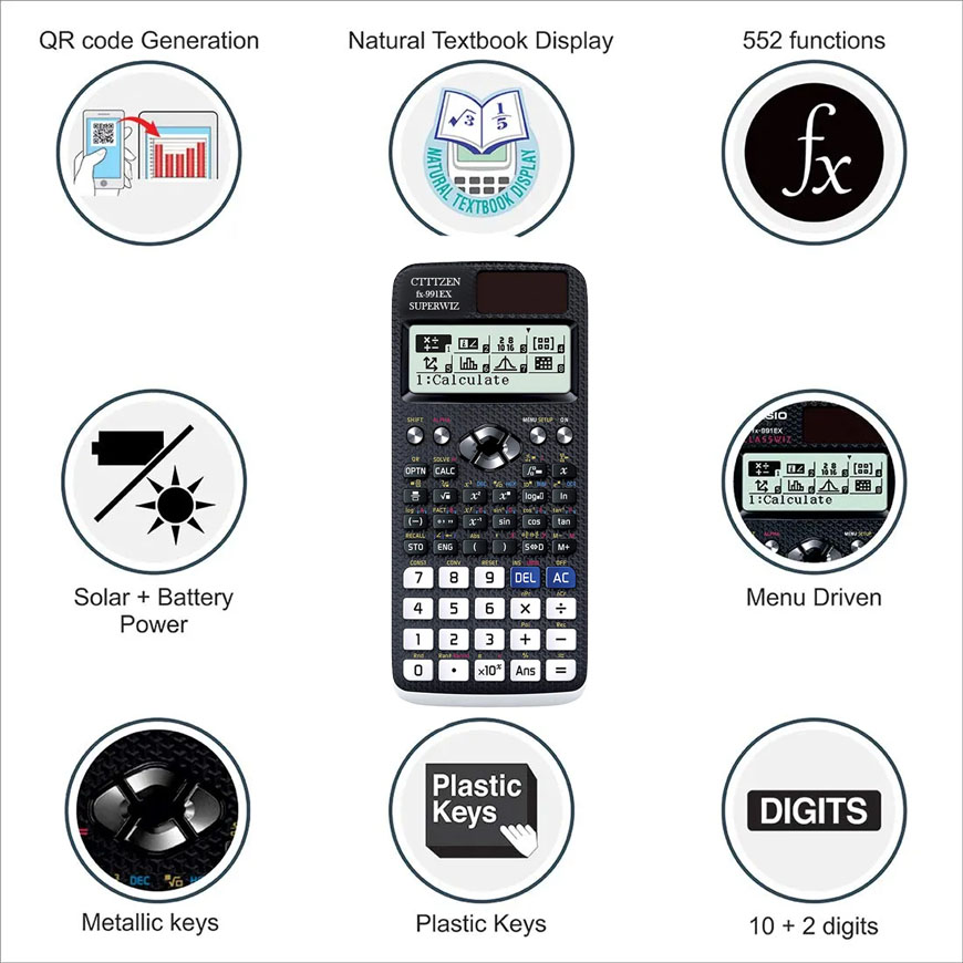 FX-991EX Scientific calculator Classic with 552 Function multifunctional function calculator - Image 9