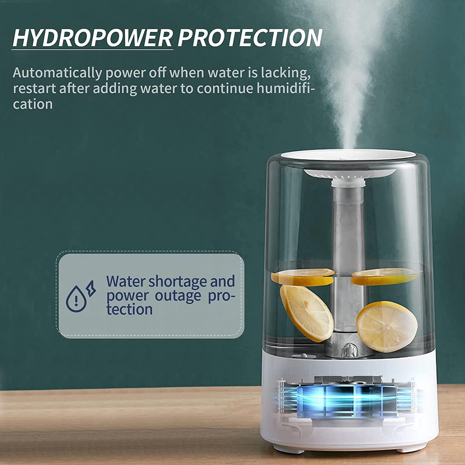 LH-192 Humidifier – Hot & Cold Mist with 4L Water Tank, 12-Hour Continuous Operation & Scent Addition Option ( Random Color ) - Image 10