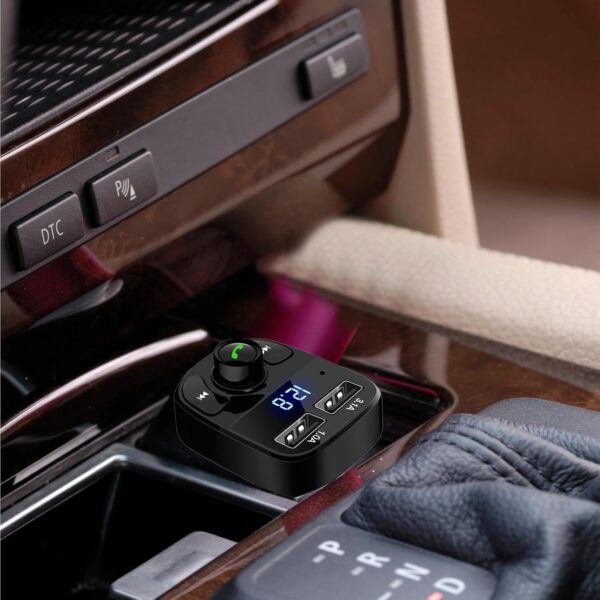 X8 - Multifunctional Car Mp3 Player | Car Wireless FM Transmitter | Car Mp3 Modulator - 3.1A | Car Accessories ( Random Color ) - Image 4