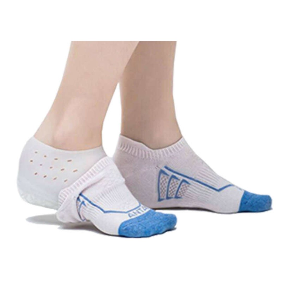 Concealed Footbed Enhancers Invisible Height Increase Soft Silicone Heel Insoles Wearable Heel Cushion Inserts - Image 5