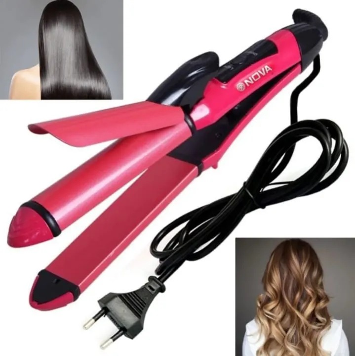 2 In 1 Nova Hair Straightener And Hair Curler Quick Heat-Up Technology - Image 2
