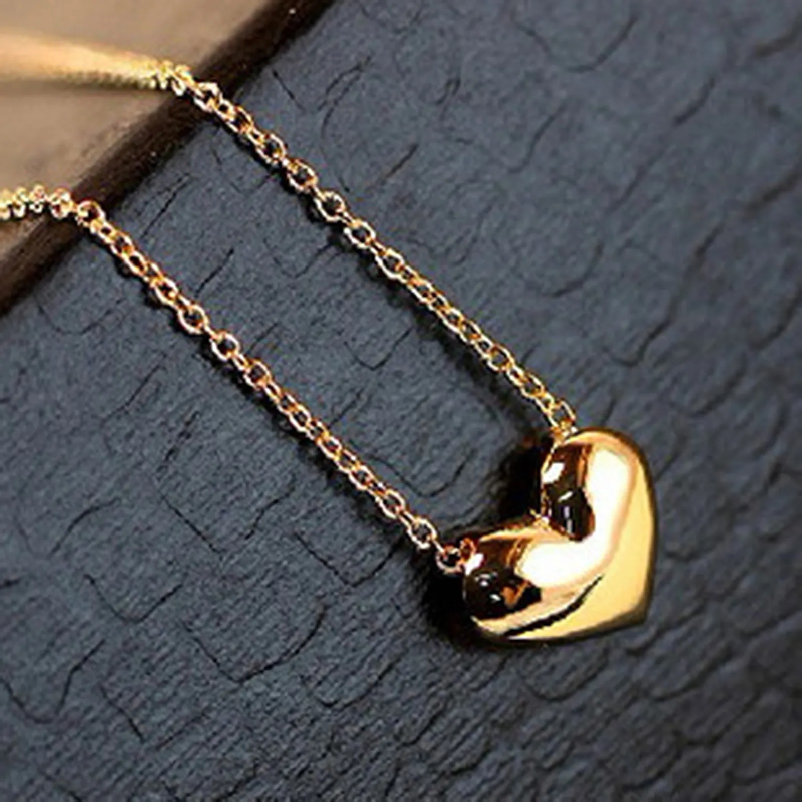 Stainless Steel Heart Shape Necklace |  Love Heart Pendant Necklace | Girls & Women Fashion - Image 9