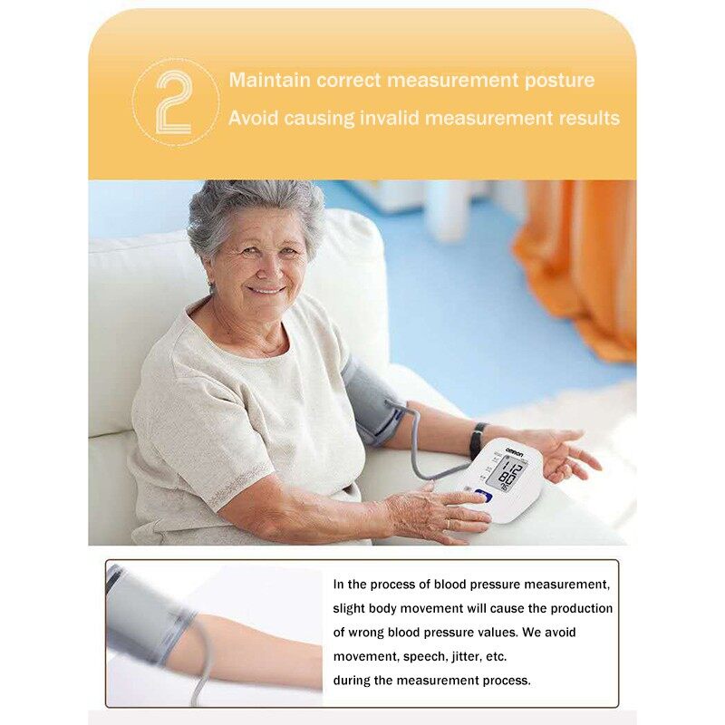 Omron HEM-7121 Blood Pressure Monitor Automatic Upper Arm Blood Pressure Monitor - Image 5