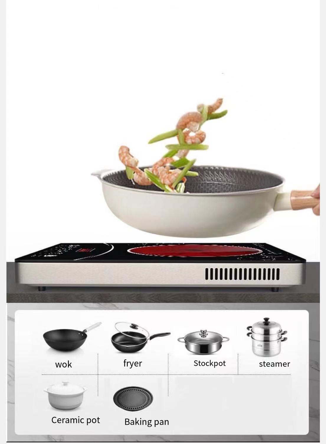 Bomann Infrared Cooker BO-118 infrared Cooker Hot Plate Induction Cooker Electric Stove Infrared Hotplate - Image 8