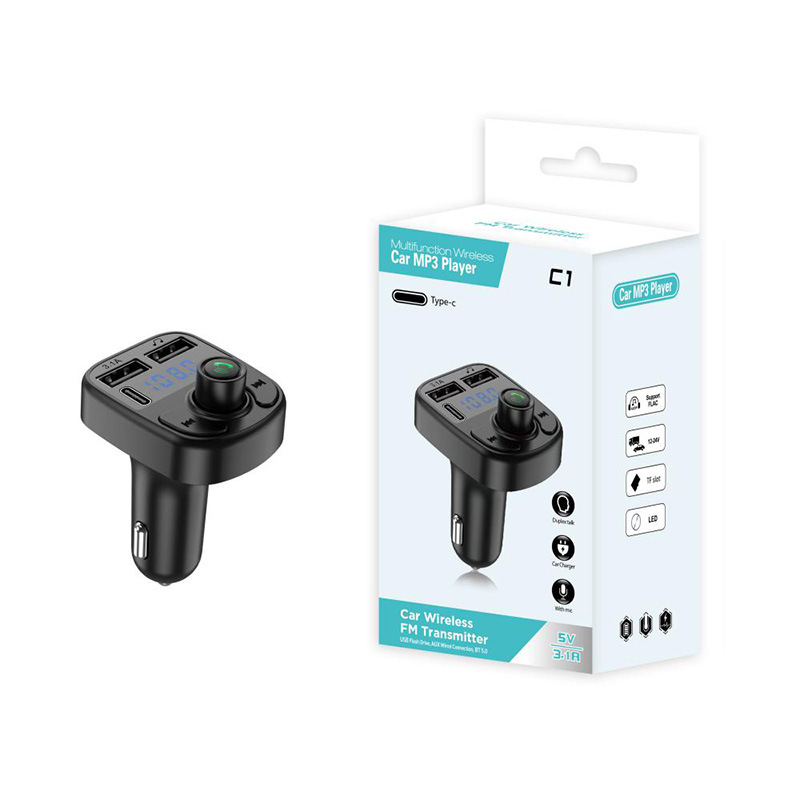 C1 - Car Mp3 Player | Car Wireless FM Transmitter | Car Mp3 Modulator | Car Accessories ( Random Color ) - Image 11