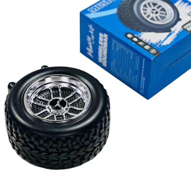 Wheel Shape Bluetooth Speaker | Wireless, Portable, AudioMusic, USB Rechargeable, for Outdoor Events (Random Color) - Image 6