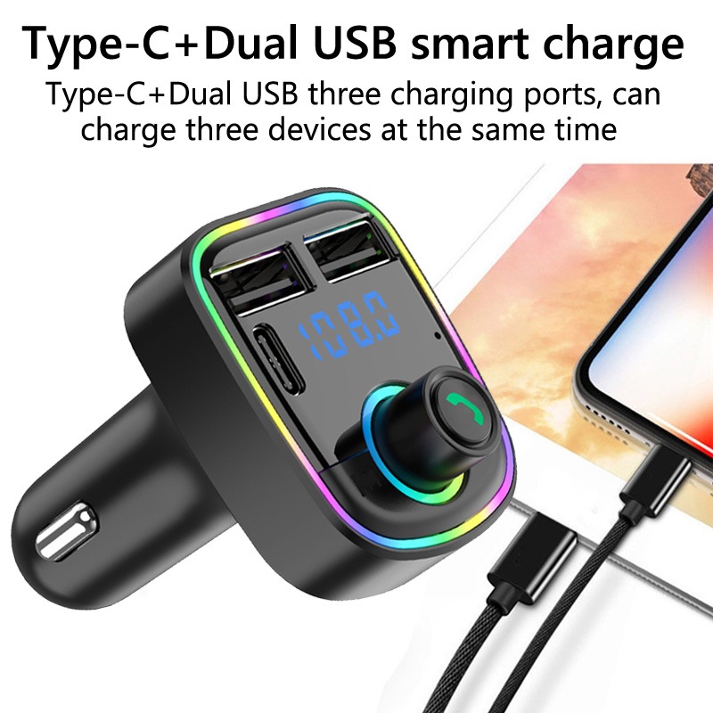 C1 - Car Mp3 Player | Car Wireless FM Transmitter | Car Mp3 Modulator | Car Accessories ( Random Color ) - Image 12