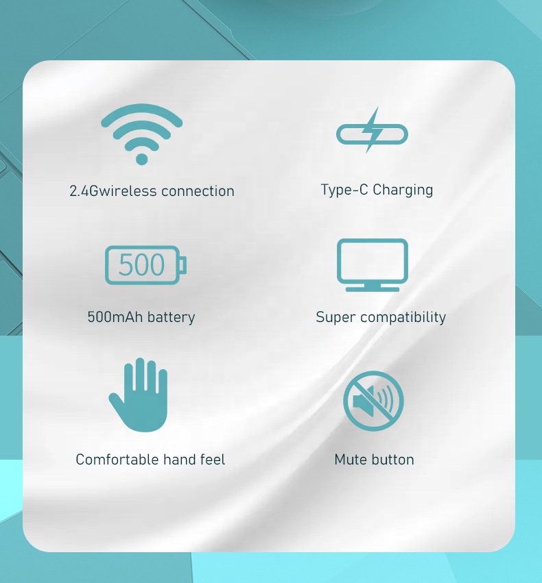 M-10A Transparent Wireless + Bluetooth Dual Mode Rechargeable Mouse | Wireless Transparent Computer Mouse (Random Color) - Image 6