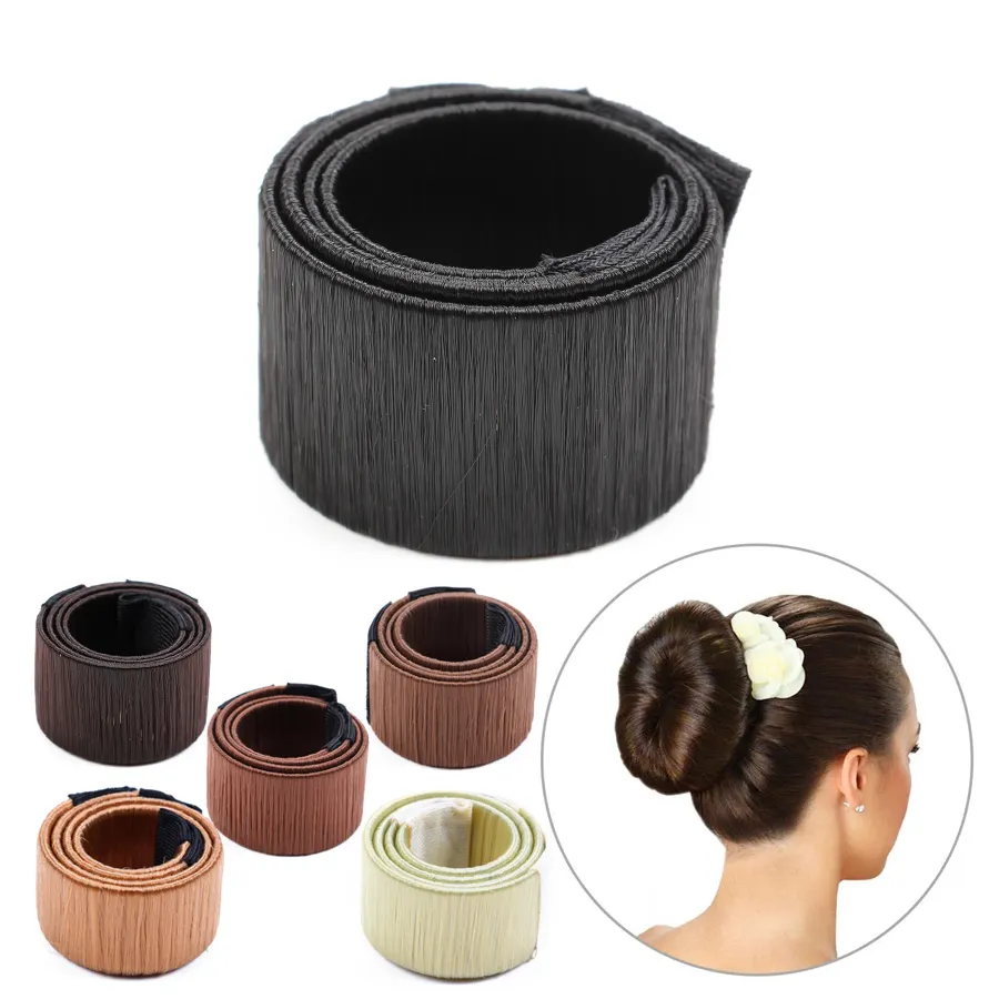 Hair Bun Maker French Twist Hair Fold Wrap Snap for Hair Easy Bun Hair Tool Ballet Bun for Kids and Women(random color) - Image 3