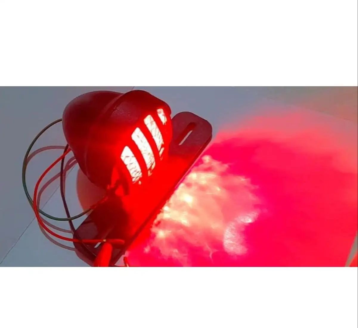 Motorcycle cafe racer backlight, Tale light, brake light with number plate holder 2 in 1 vintage quality ,grill backlight for bikes universal fitting - Image 7