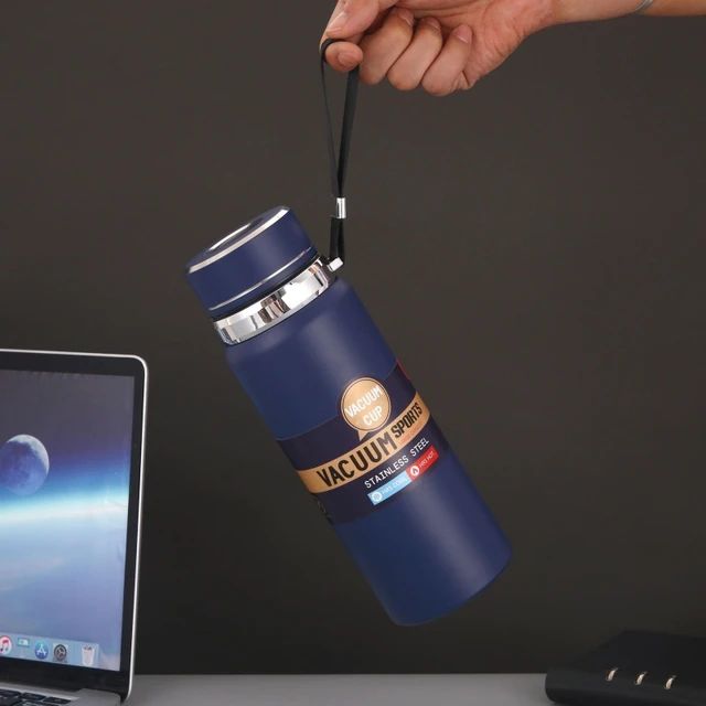 Stainless Steel Water Bottle with Digital Temperature Vacuum Insulated Water Bottle, Large Capacity, Outdoor Portable Sports Water Bottle With Rope Handle (Random Color) - Image 11