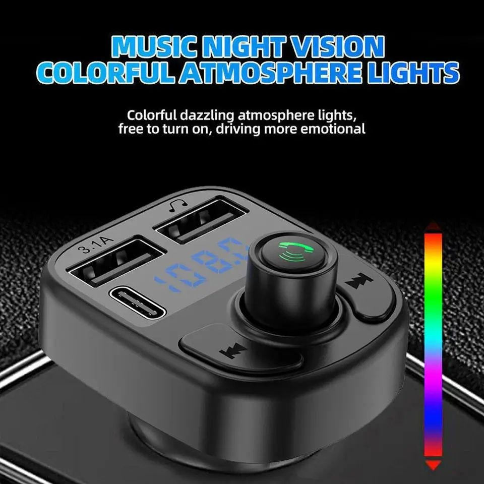 C1 - Car Mp3 Player | Car Wireless FM Transmitter | Car Mp3 Modulator | Car Accessories ( Random Color ) - Image 7