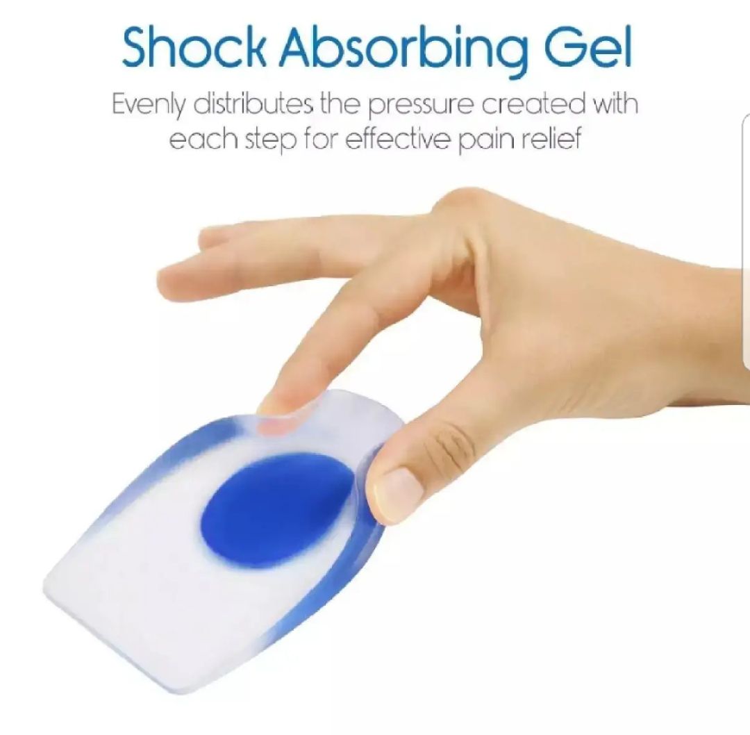 Smart Care Heel Pad Heel Pads Plantar Fasciitis Inserts Heel Pain Bone Spurs Transparent for Men & Women (Random Color) - Image 9