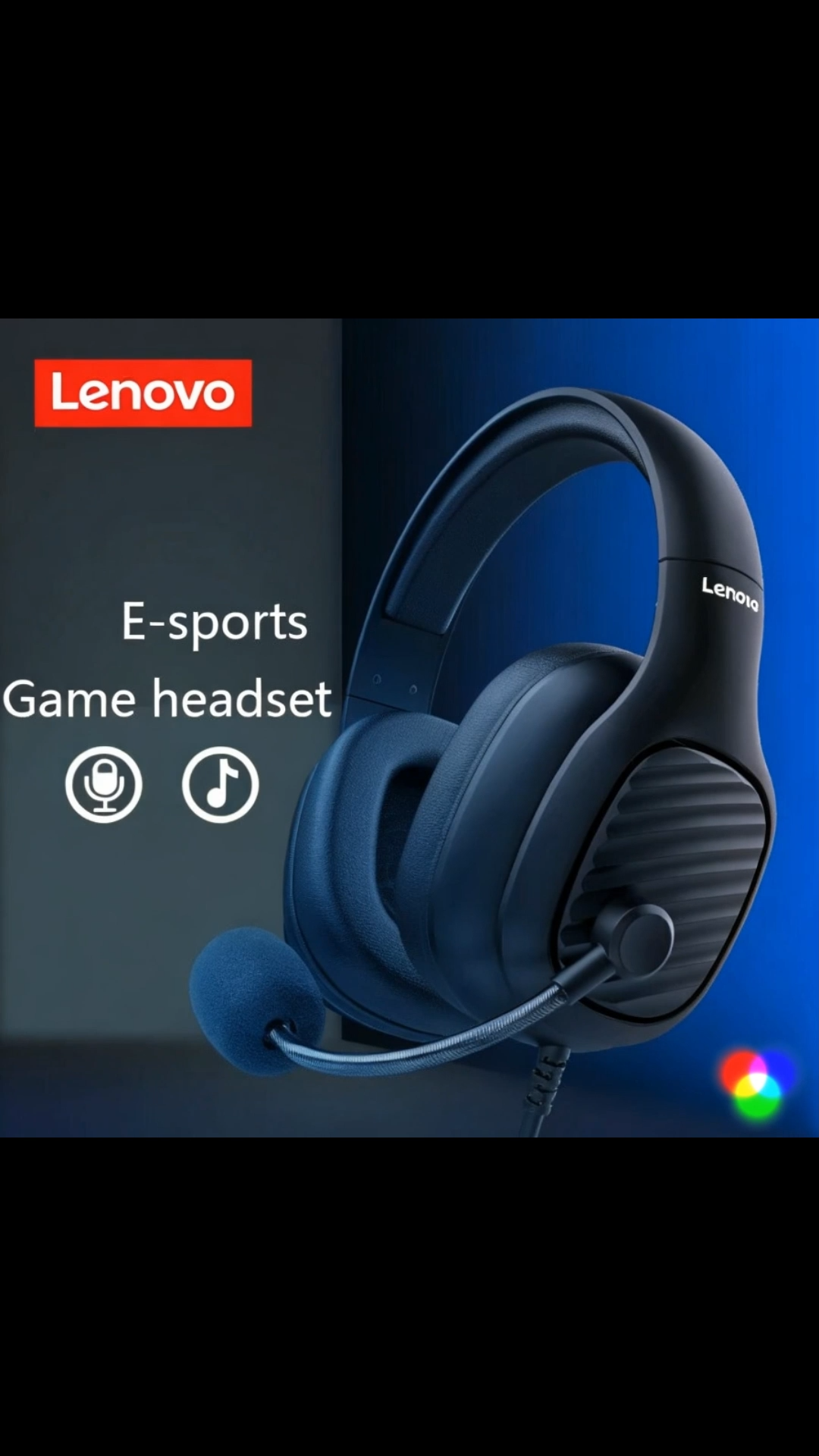 Think Plus Headphones G40-A Pro | Lenovo G40-A Pro Headphones | Wired Headphone With Mic | Best Quality Headset ( Random Color ) - Image 9