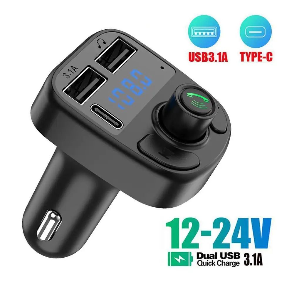 C1 - Car Mp3 Player | Car Wireless FM Transmitter | Car Mp3 Modulator | Car Accessories ( Random Color ) - Image 9