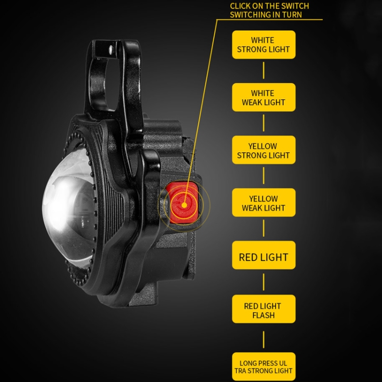 COB Rechargeable Keychain Light with Built-in Battery, Type-C Charging, Bottle Opener, Battery Indicator, Magnet & 6 Lighting Modes - Image 10