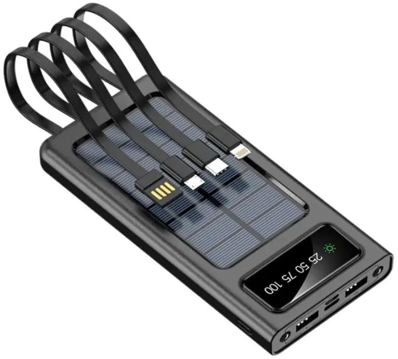Solar Power Bank | 10000 MAH Power Bank | Solar Portable Charger | Fast Charging Power Bank - Image 3