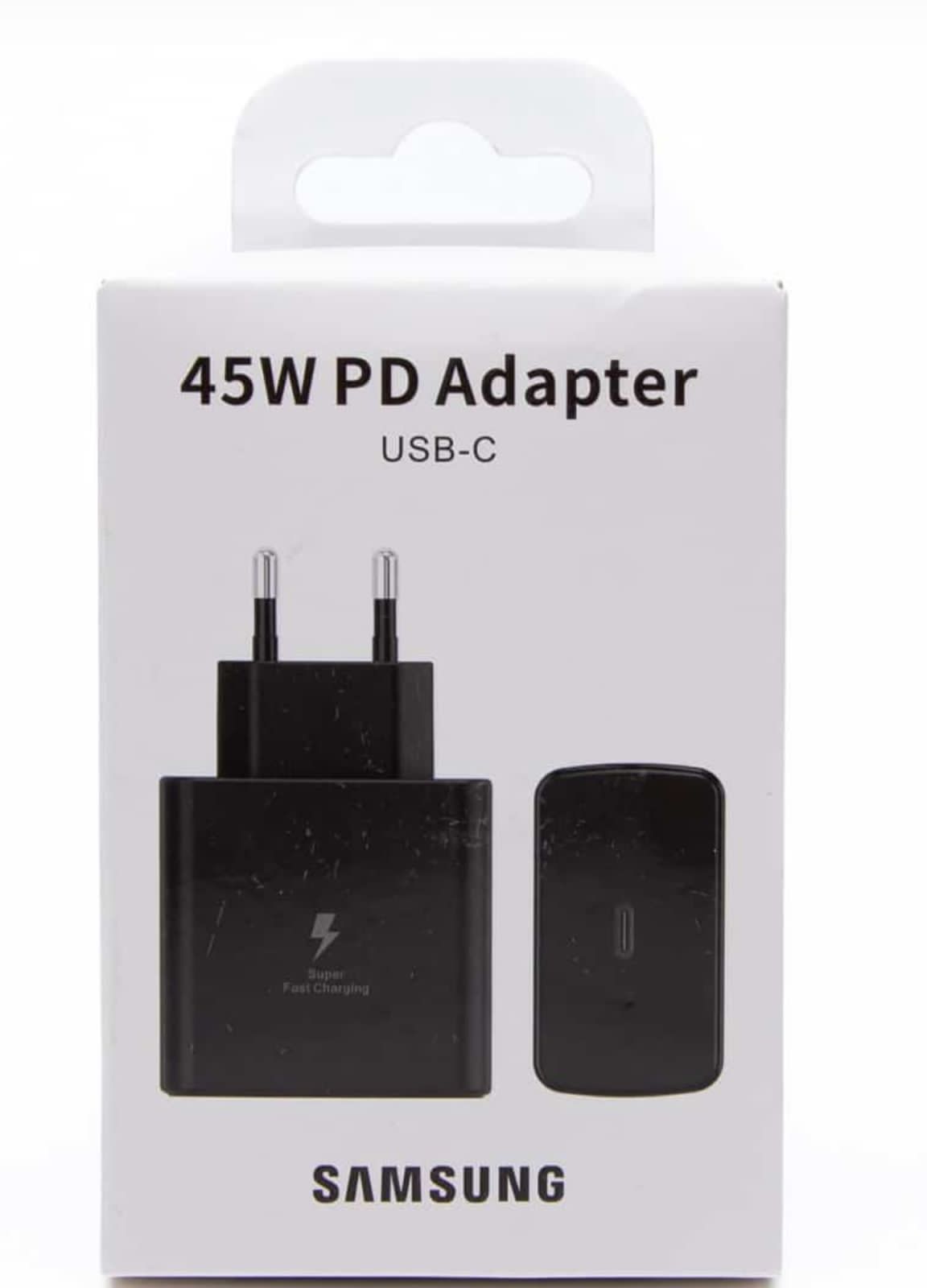Samsung 45W PD Super Fast charger adapter type C port  A+ Quality - Travel Adapter (Black) - Image 2