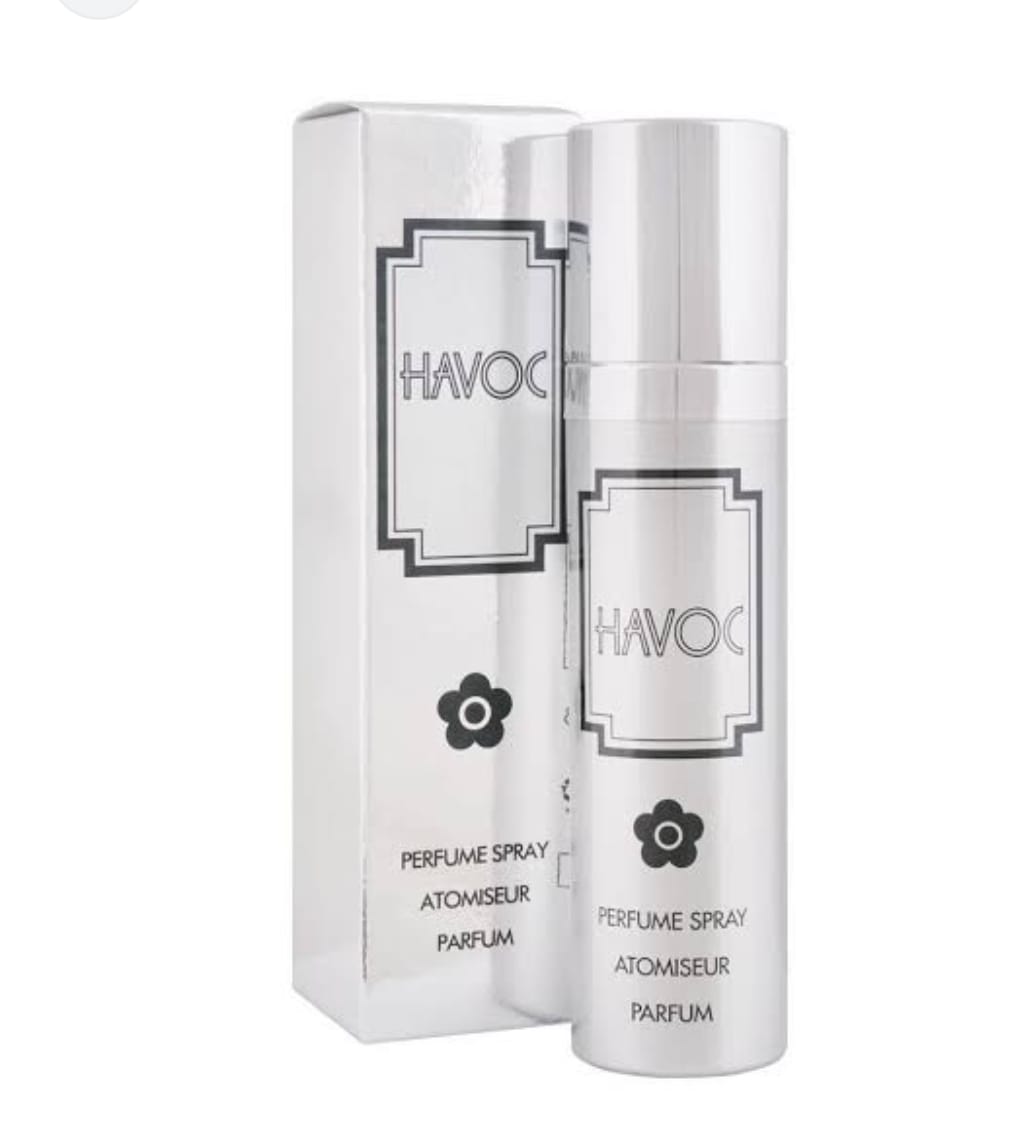 Havoc Sliver for Unisex ( Havoc Sliver Perfume Spray ) 75 ML | Best Quality Perfume | Havoc Silver Eau De Perfume 75ml